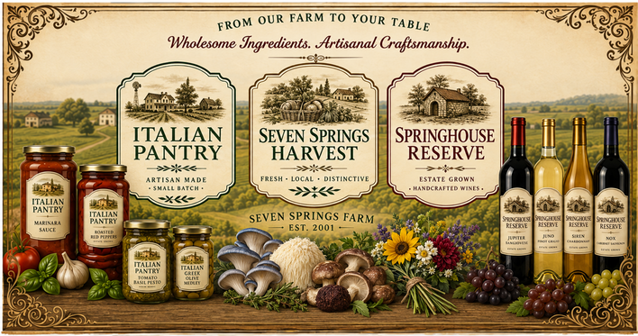 Seven Springs Farm Italian Pantry and Springhouse Reserve