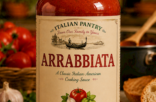 Born in the kitchens of Rome, Arrabbiata "kicks it up a notch"