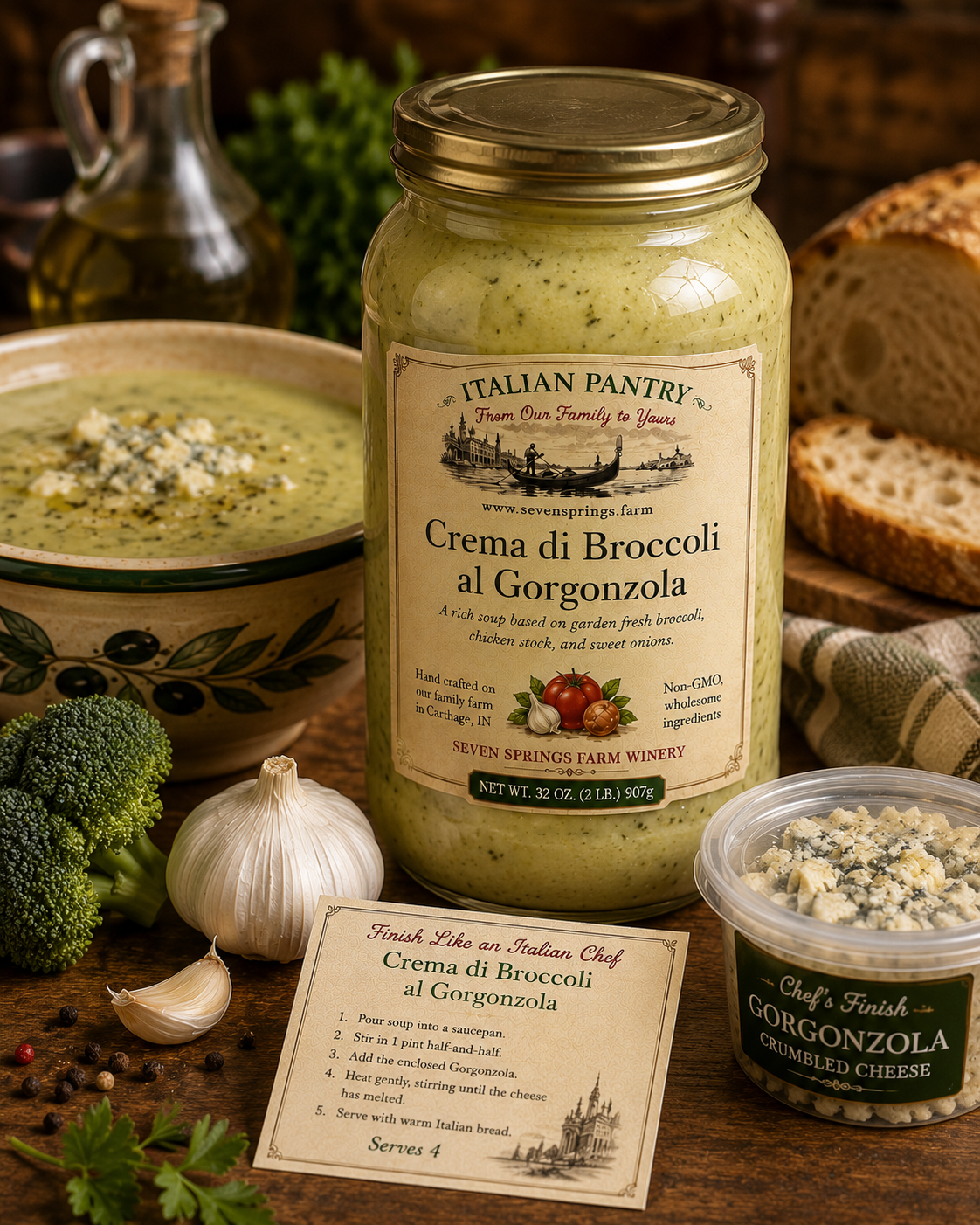 Crema di Broccoli al Gorgonzola