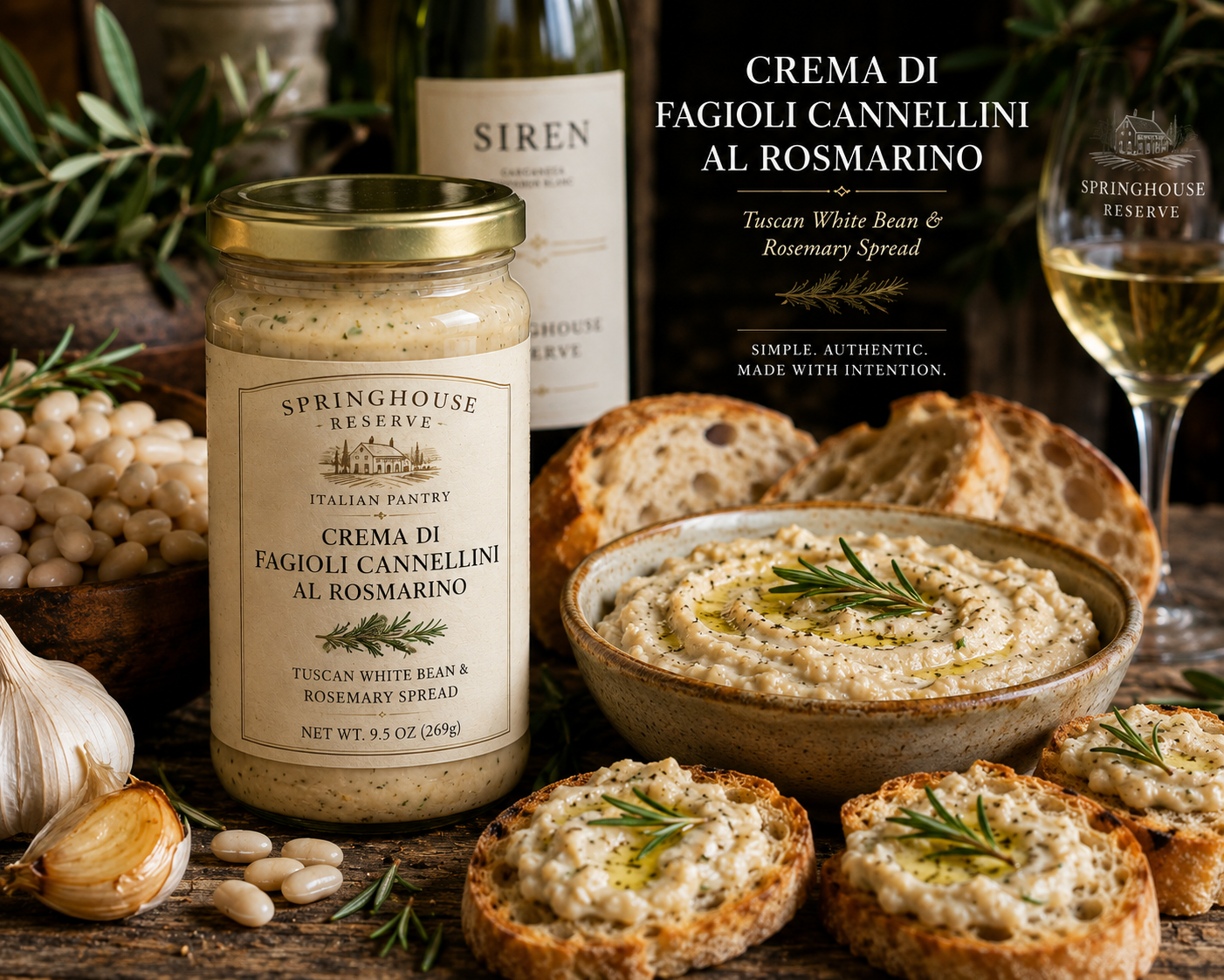 Crema di Fagioli Cannellini al Rosmarino