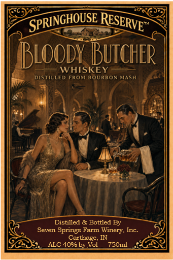 Bloody Butcher front label