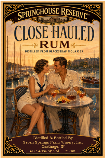 Close Hauled front label